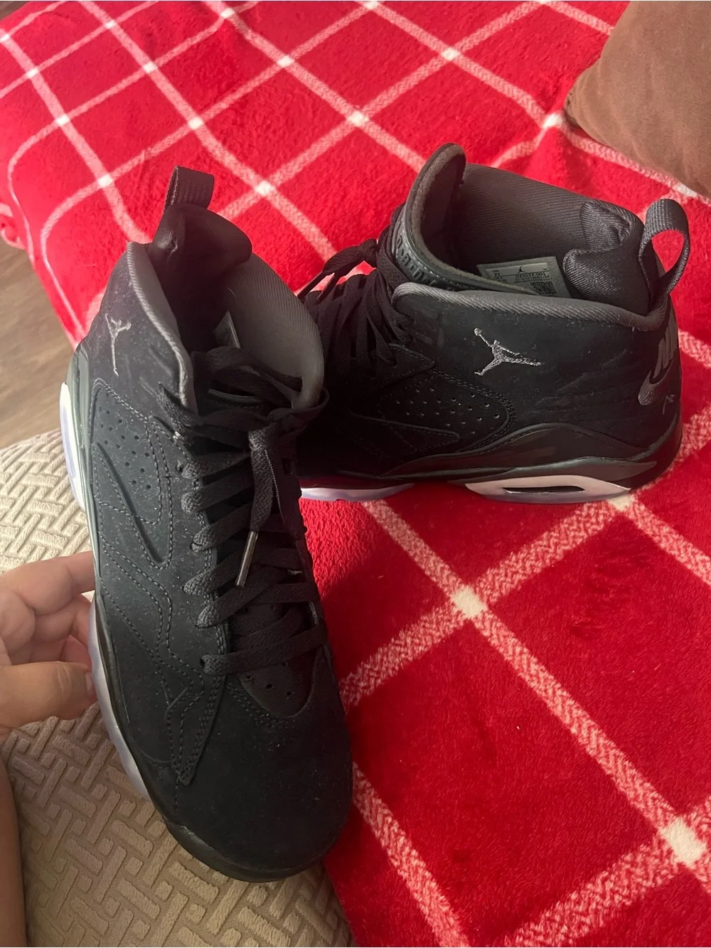 Jordan Men's Black High-Top Athletic Sneakers